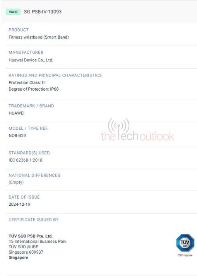 认证具备 IP68 防水防尘级别k8凯发国际华为手环 10 通过(图2)